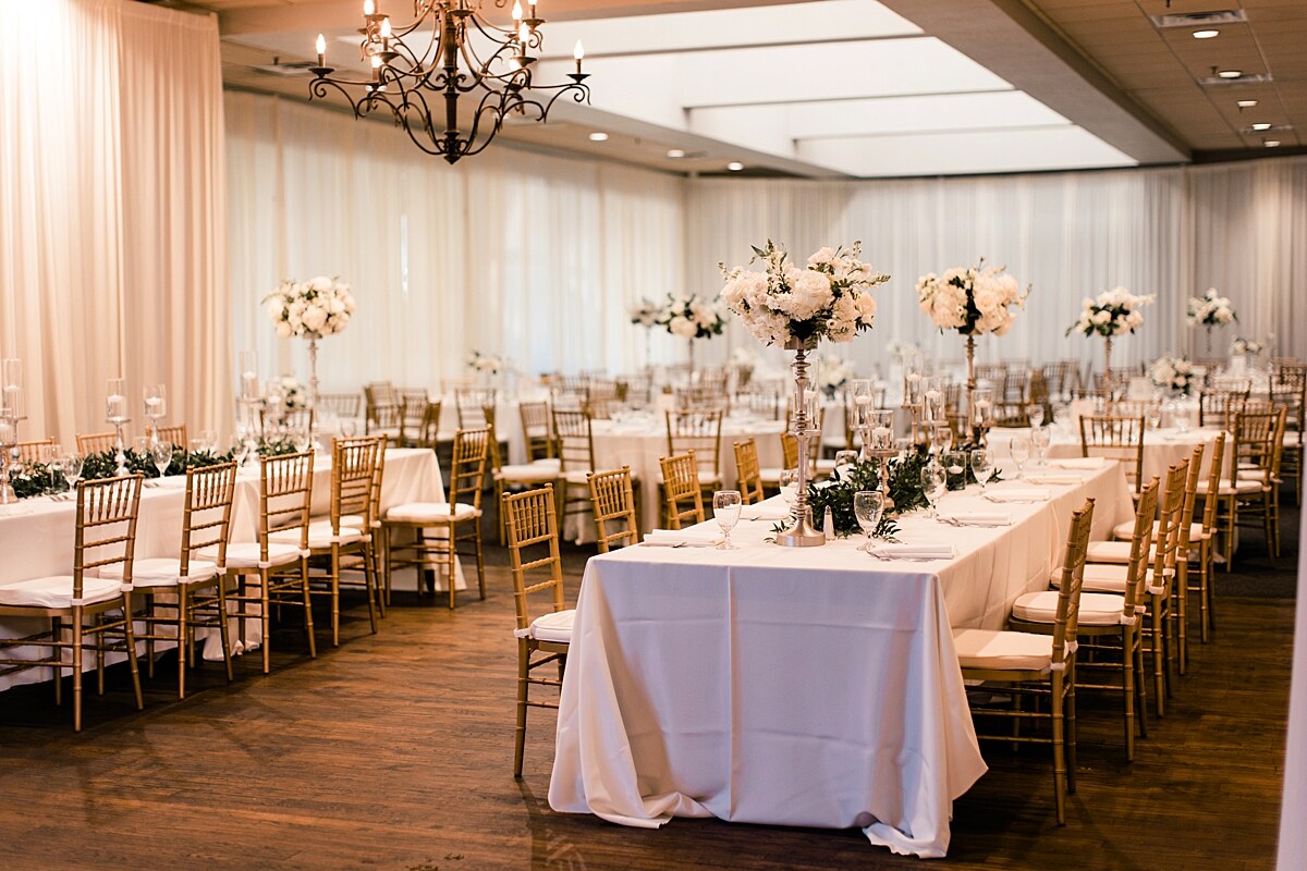 White Floral Centerpieces